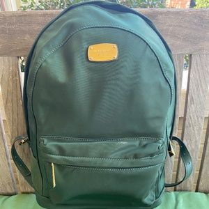 Michael Kors Jet Set Moss Green Backpack Purse